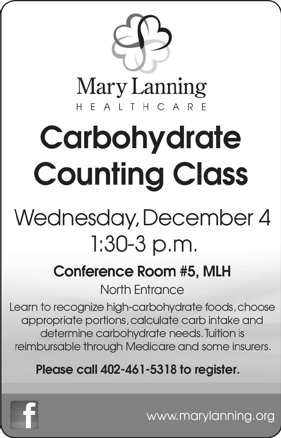 Mary Lanning carb count